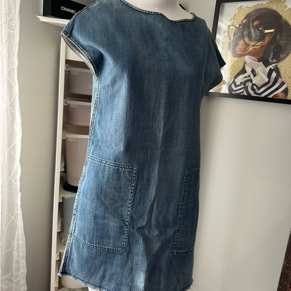 Wilfred Free Light Blue Denim Dress - Picture 5 of 5